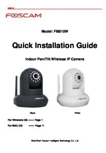 FI8910W Quick Installation Guide