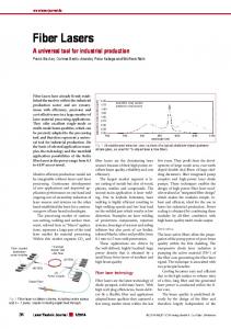 Fiber Lasers - Wiley Online Library