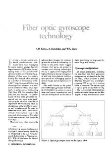 Fiber optic gyroscope technology - OSA Publishing