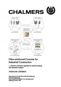 Fibre-reinforced Concrete for Industrial Construction