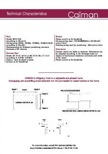 fiche technique Anglais - Constructalia