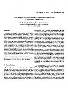 Field-aligned Coordinates for Nonlinear