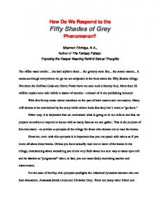 Fifty Shades of Grey - Shannon Ethridge Ministries