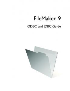 FileMaker ODBC and JDBC Guide