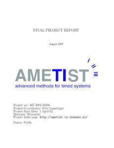 FINAL PROJECT REPORT