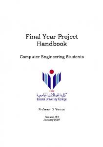 Final Year Project Handbook