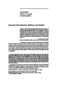 Financial Intermediaries, Markets, and Growth - Wiley Online Library