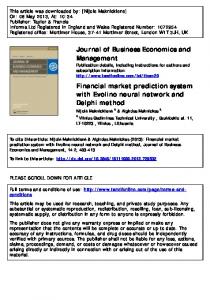 Financial market prediction system with Evolino neural network and ...