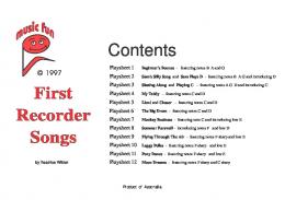 First Recorder Songs - Music Fun