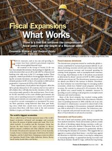 Fiscal Expansions - IMF