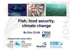 Fish, food security, climate change