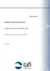 fishery assessment report tasmanian abalone fishery 2008