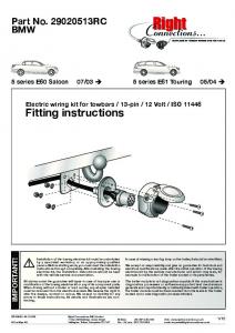 Fitting instructions - PF Jones