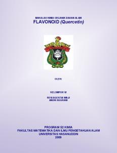 FLAVONOID (Quercetin)