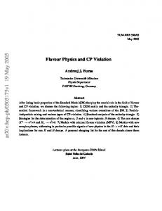 Flavour Physics and CP Violation