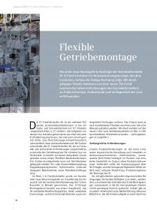 Flexible Getriebemontage - Industry - Siemens