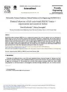 Flexural Behaviour of Full-scale Basalt FRP RC Beams ...