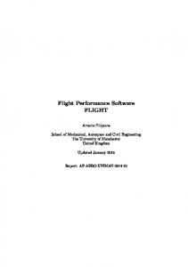 Flight Performance Software FLIGHT