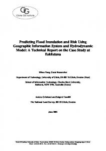 Flood Research Report 2001