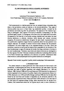 FLOW DYNAMICS OVER A GRAVEL RIVERBED