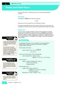 Fluids and fluid flow 1