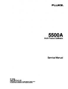 FLUKE 5500A Service.pdf