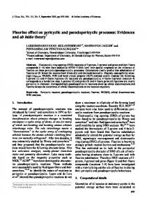 Fluorine effect on pericyclic and pseudopericyclic processes ...