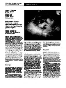 following Torulopsis (Candida) glabrata fungemia - saric.us