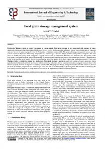 Food grain storage management system