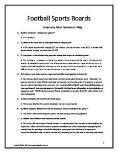 Football Sports Boards