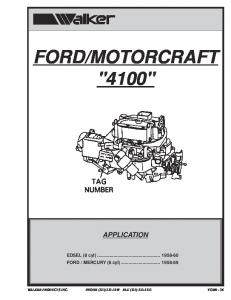 Ford Motorcraft Carburetor Parts