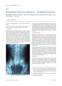 Foreign Body Prisoners - BioMedSearch