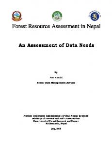 Forest Resource Assessment in Nepal