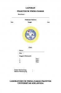 Format Laporan - Universitas Airlangga