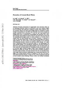 Formation of Coronal Shock Waves