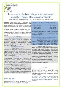 Formazione obbligatoria sulla sicurezza per lavoratori Basso, Medio ...