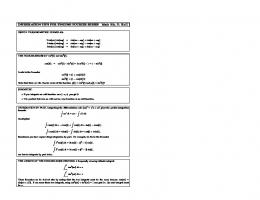 formulas for fourier series