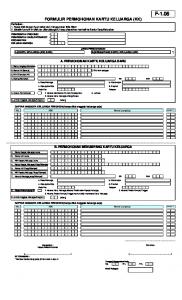 FORMULIR PERMOHONAN KK - Mikacandra