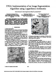 FPGA Implementation of an Image Segmentation Algorithm ... - TARA