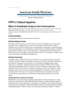 FPIN's Clinical Inquiries - MOspace