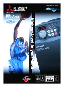 FR-A700 Inverter brochure