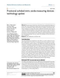 Fractional exhaled nitric oxide-measuring devices