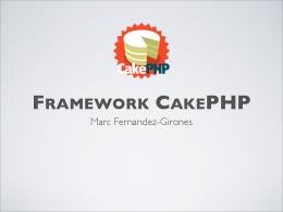 FRAMEWORK CAKEPHP