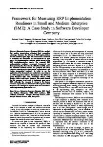 Framework for Measuring ERP Implementation ... - Semantic Scholar