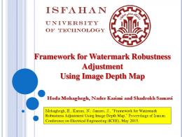 Framework for Watermark Robustness Adjustment