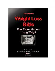 Free Ebook: The Ultimate Weight Loss Bible