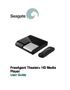 FreeAgent Theater+ HD Media Player User Guide - Seagate