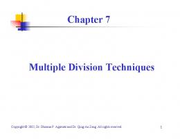 Frequency Division Multiple Access