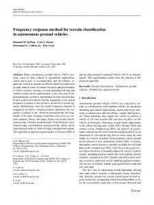 Frequency response method for terrain ... - Semantic Scholar