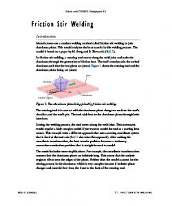 Friction Stir Welding